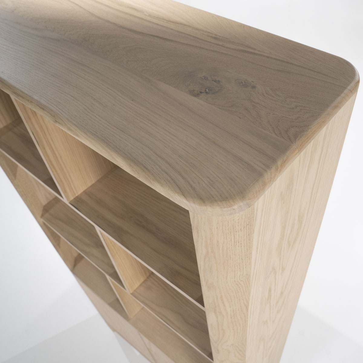 Bücherregal Regal Harvey 2-türig H 180 cm Eiche