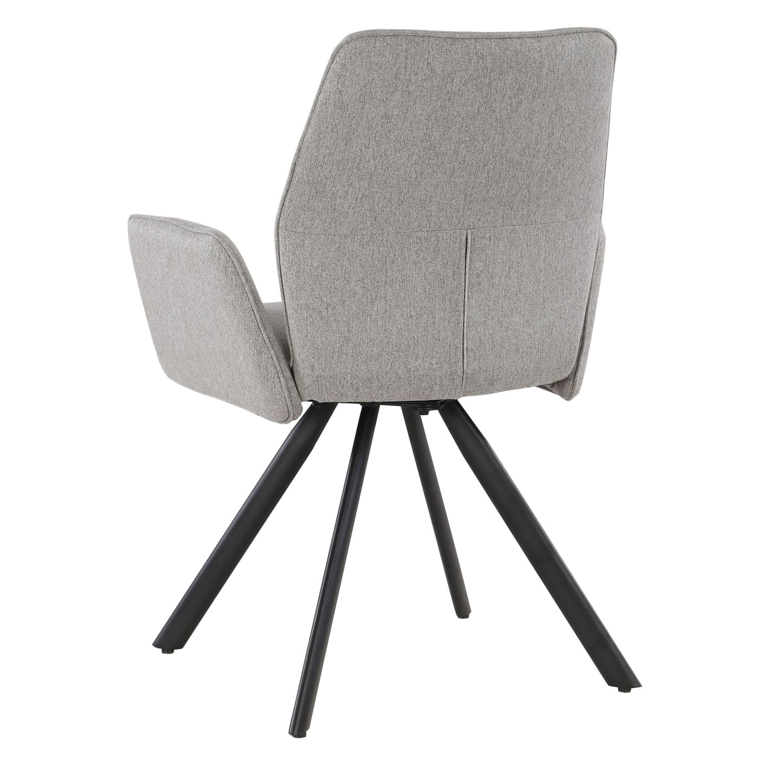 Esszimmerstuhl Diana drehbar Stoff taupe