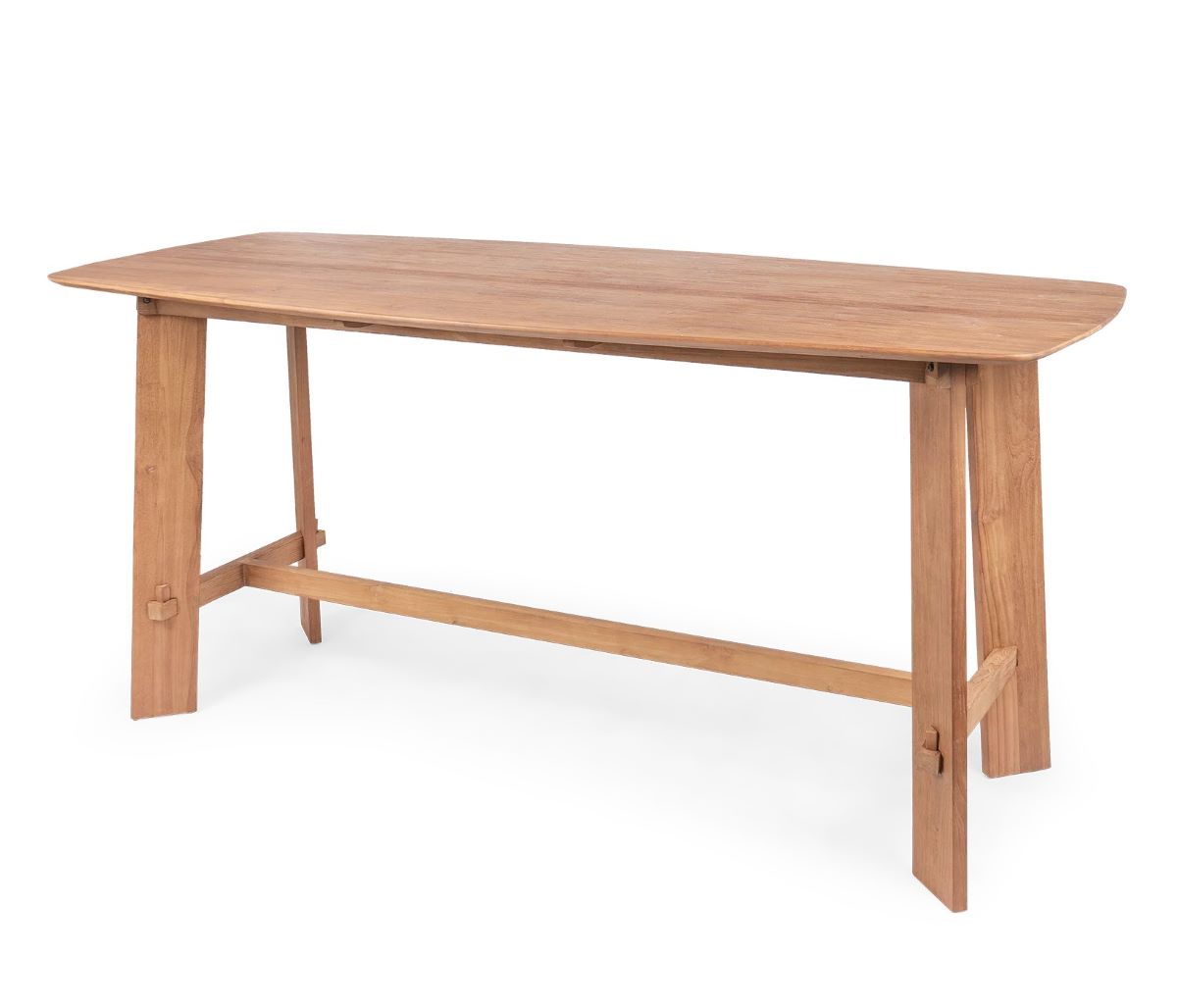 Bartisch GRACE 175 x 100  Höhe 105 cm recyceltes Teakholz