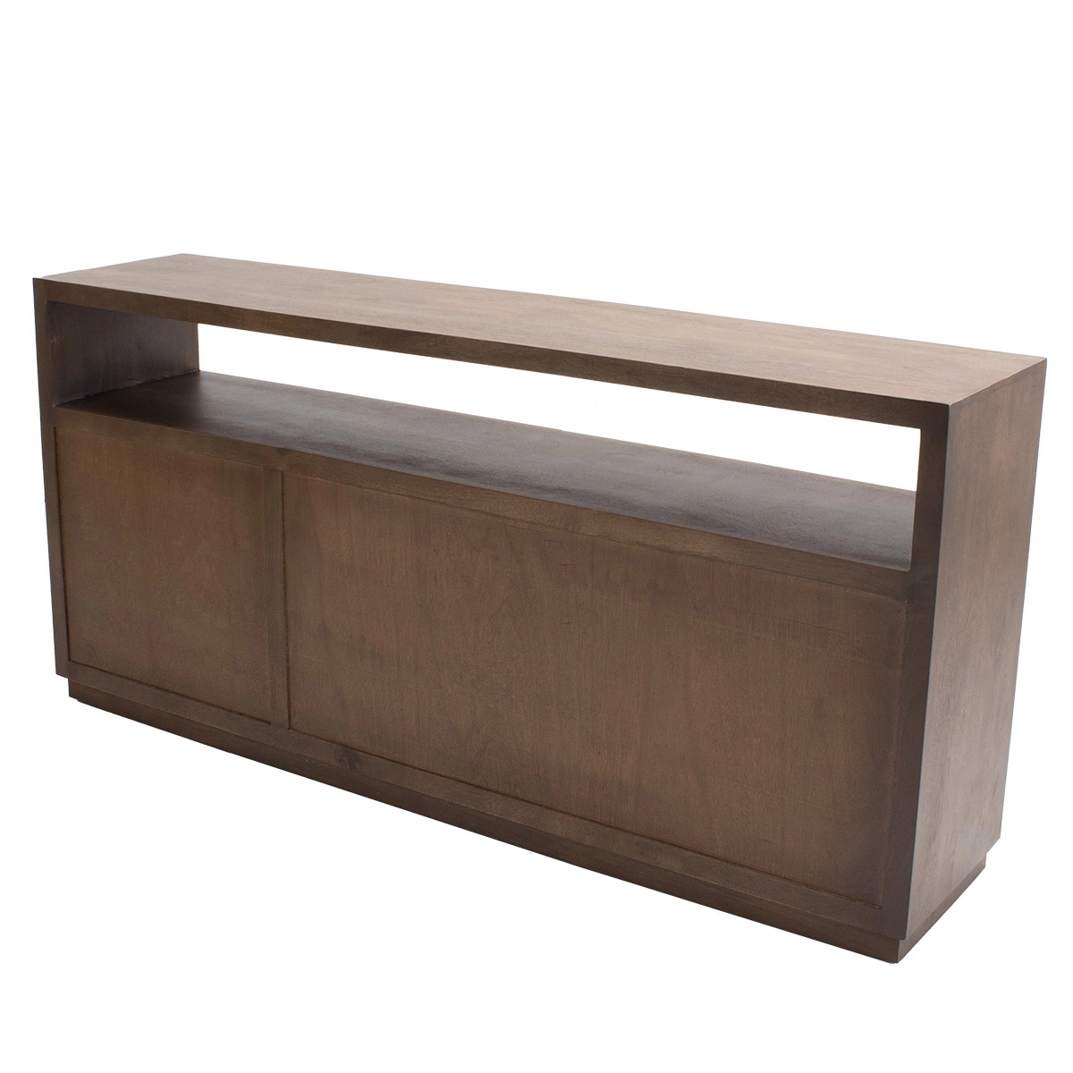 Sideboard Luxor 180 cm mit 3 Türen Kommode Mango Massivholz dunkelbraun