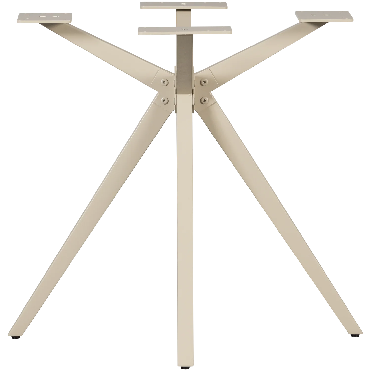 Tischbein HOLLAND Kreuzbein Tischgestell Metall dakargrau