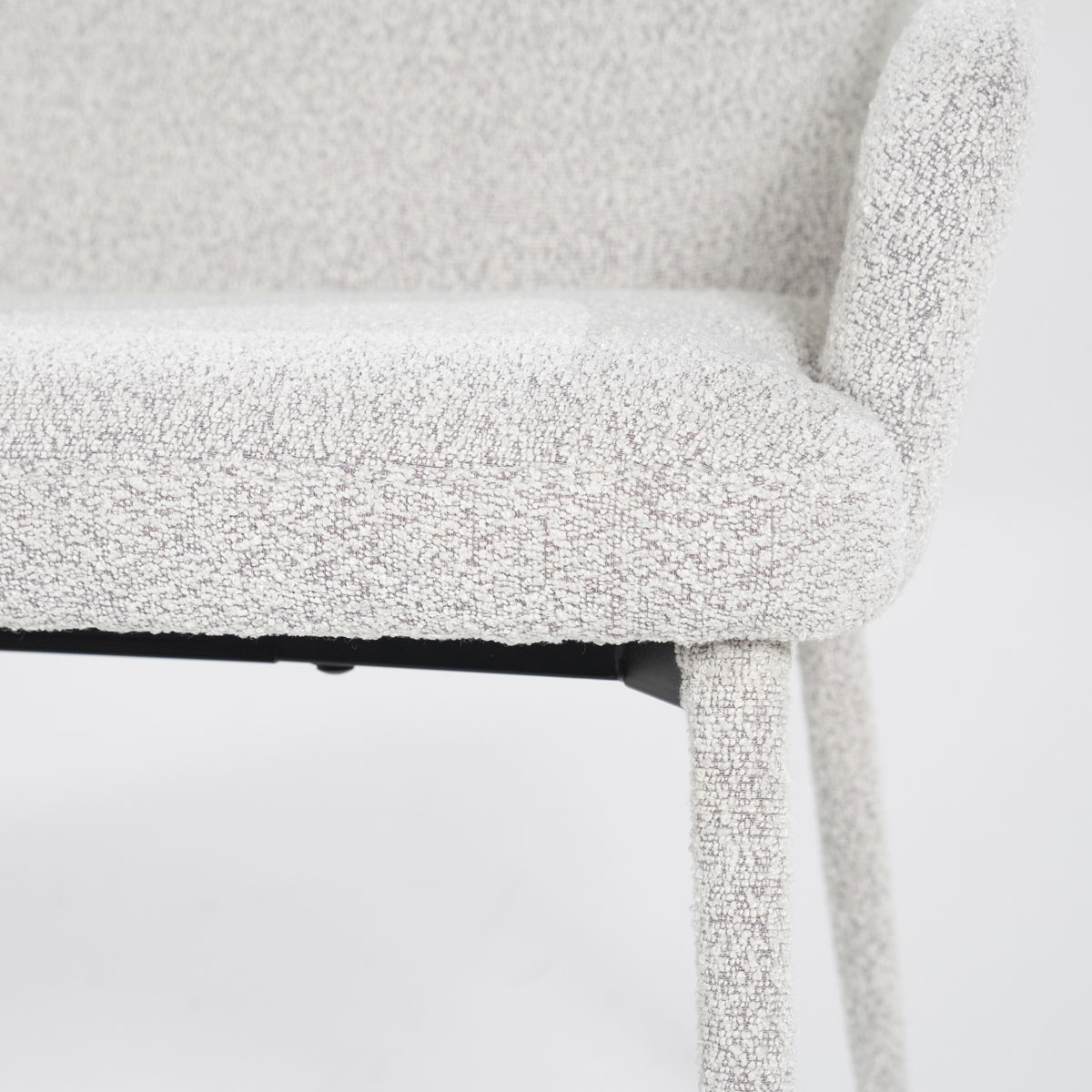 Esstischbank Fika 140 cm Stoff beige Sitzbank