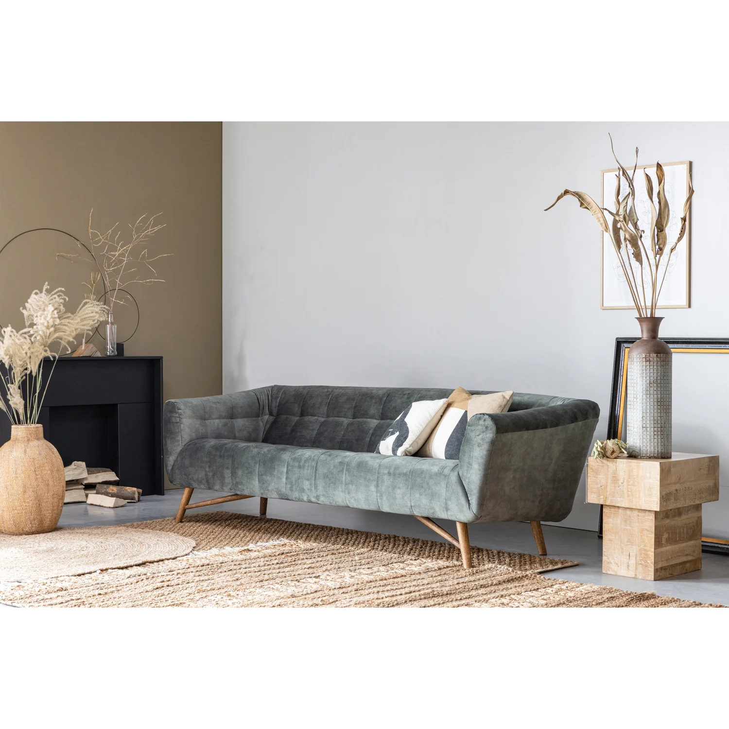 Teppich ROSS Ø 150 cm Jute natur Carpet
