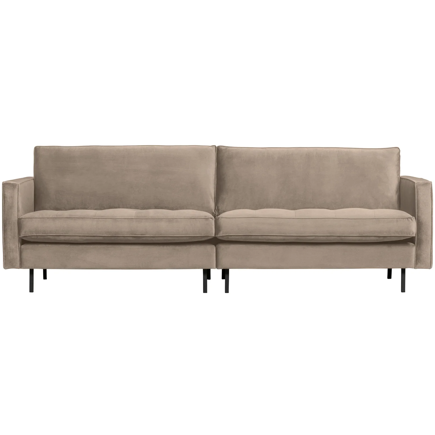 3 Sitzer Sofa RODEO CLASSIC Samt Velvet khaki Couch