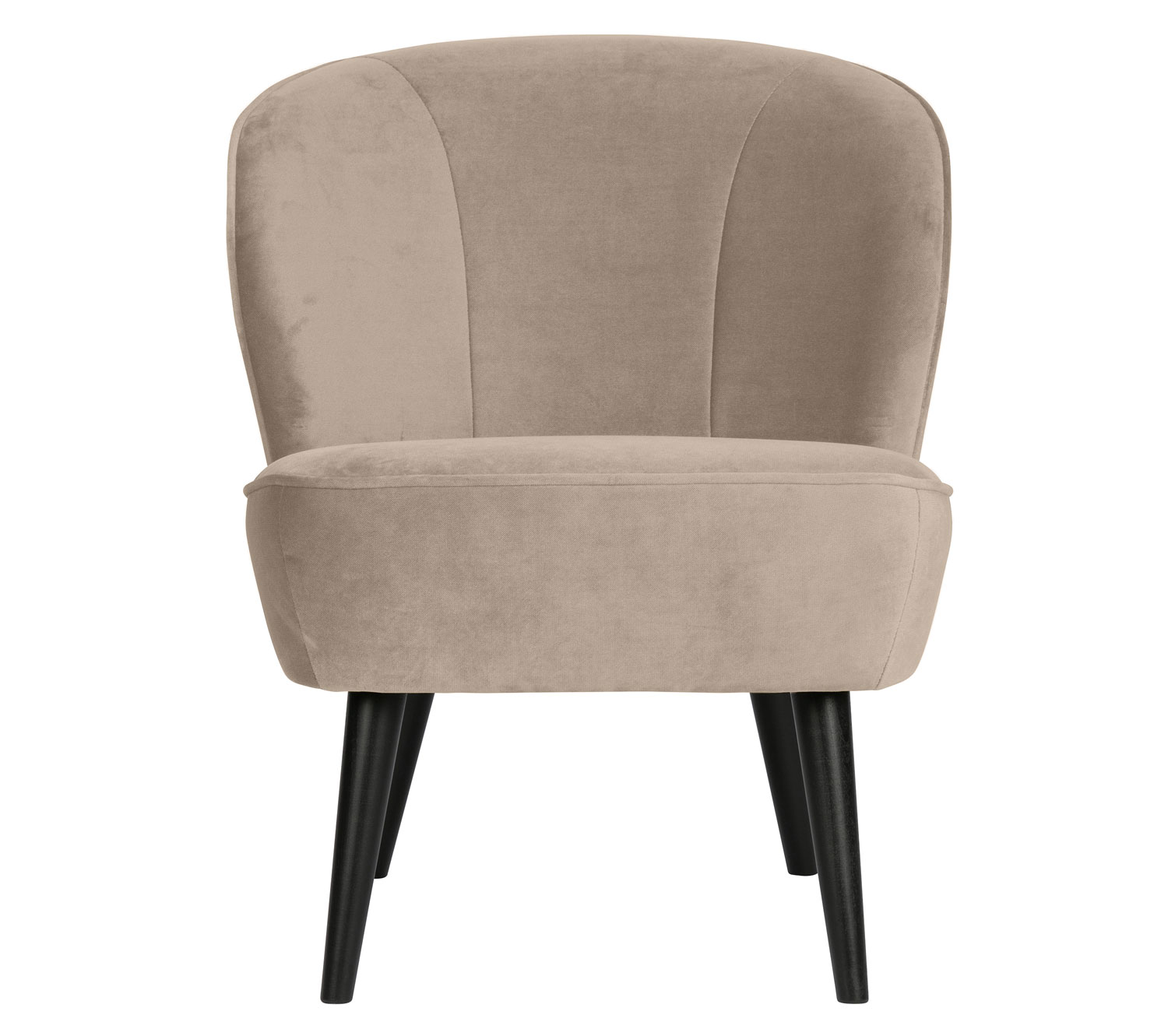 woood Sessel SARA Samt khaki