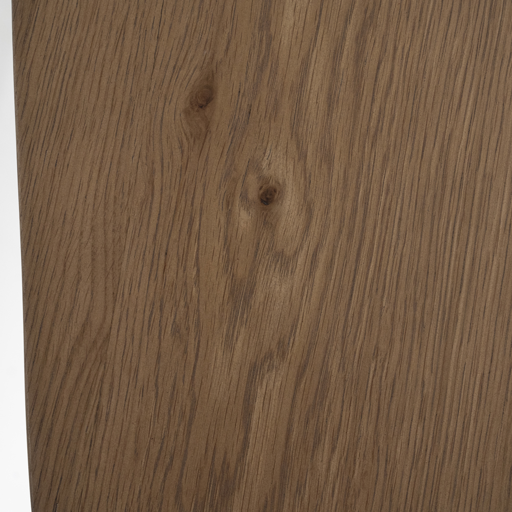 Esstisch Elijah oval 300 x 100 cm Braun Eiche dunkelbraun