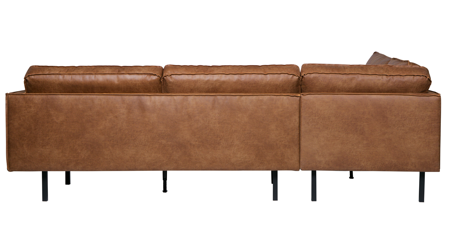 Ecksofa Rodeo recyceltes Leder Cognac