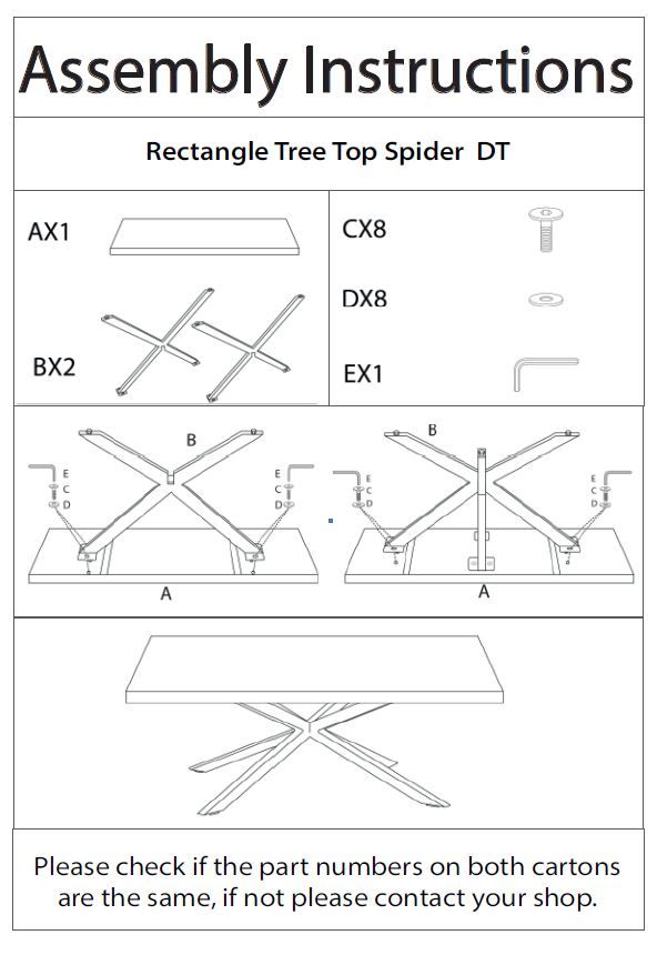 Esstisch Spider Baumkante 180 x 90 cm Mangoholz