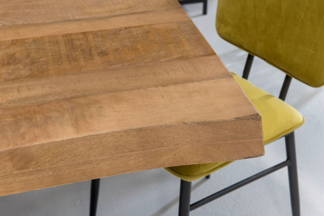 Esstisch Spider 200 x 100 cm Mangoholz Baumstamm