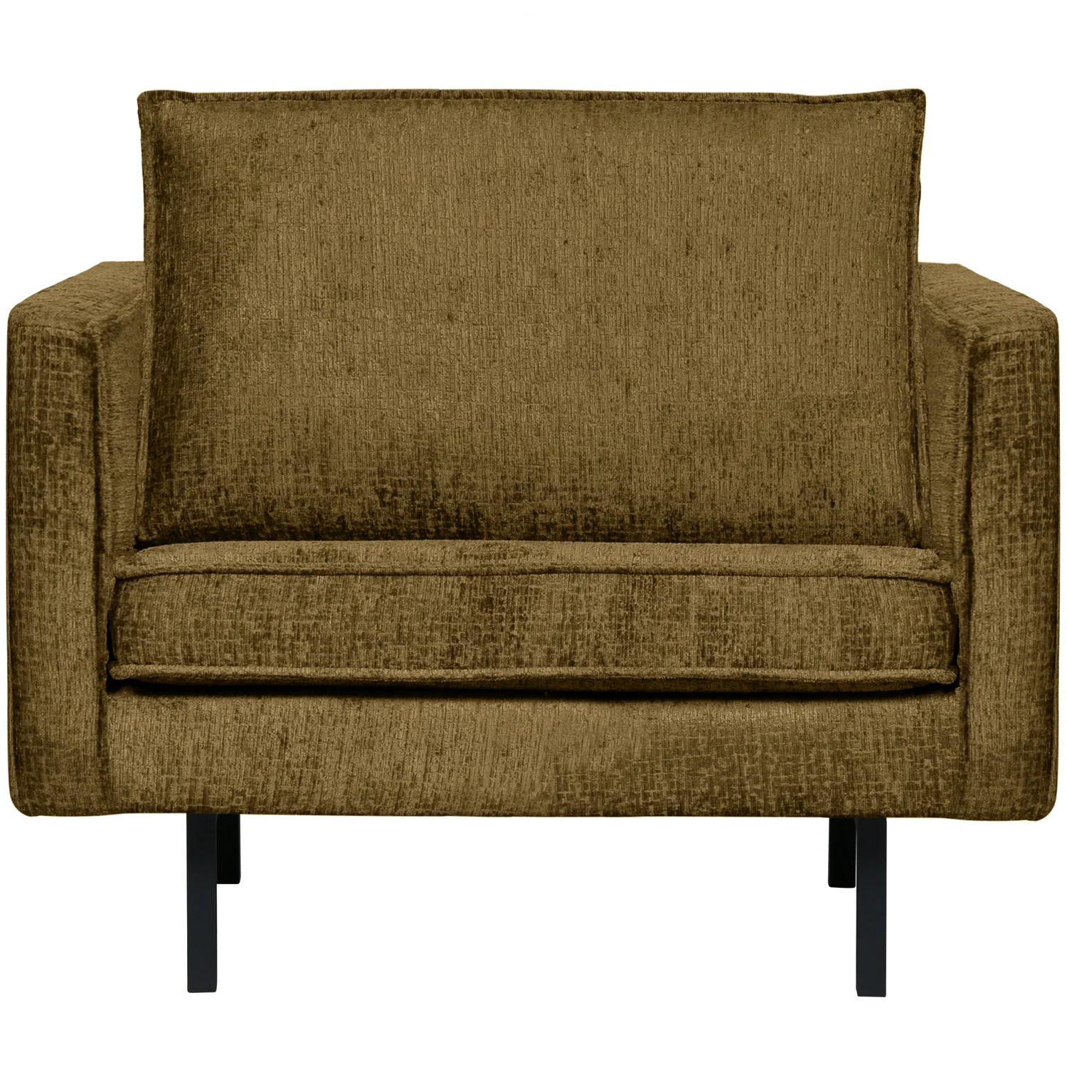 1,5 Sitzer Sessel Rodeo grob Samt brass Loungesessel