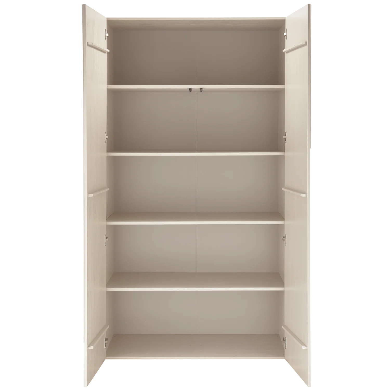 Kleiderschrank RAIN B 110 cm 2-türig Kiefernholz staubgrau Aufbewahrungsschrank