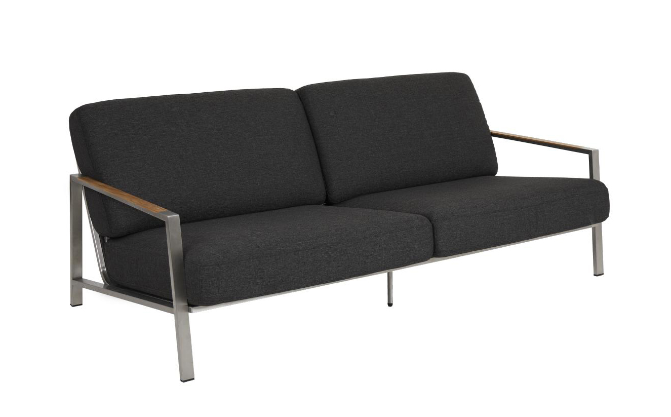 exclusive Garten Loungegruppe NAOS aus Edelstahl Teakholz