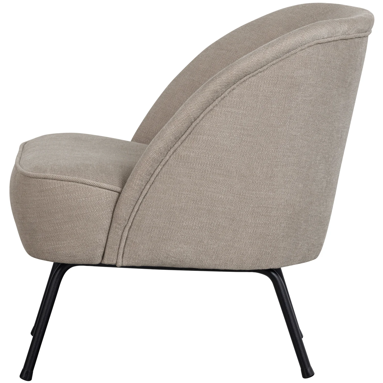 Sessel VOGUE Webstoff sandfarben Loungesessel Clubsessel