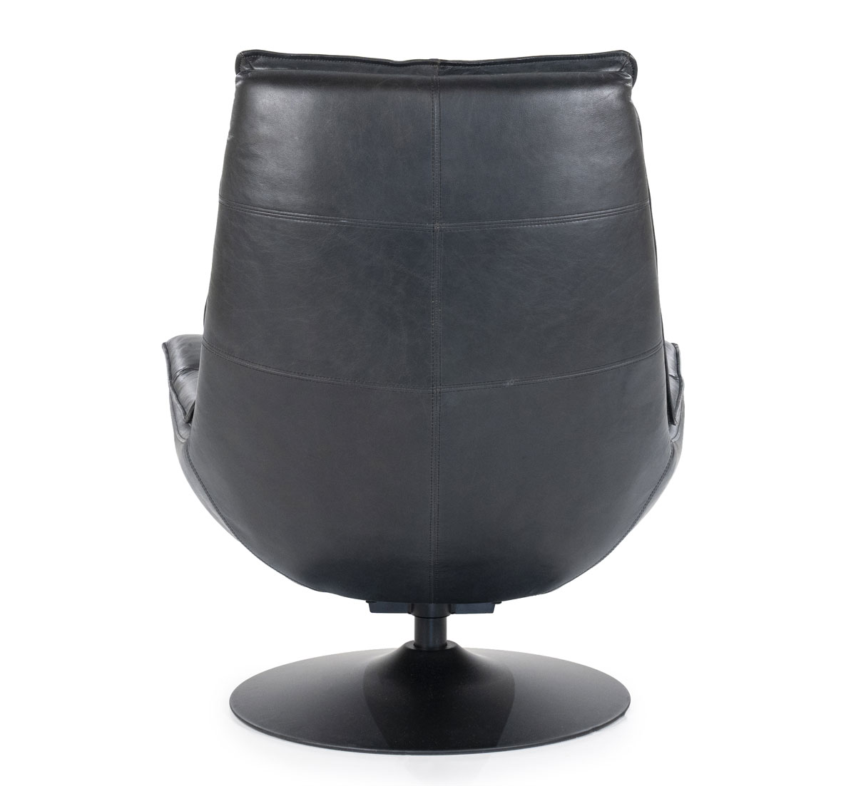 Sessel Relaxsessel Sven Boho Leder schwarz Drehsessel