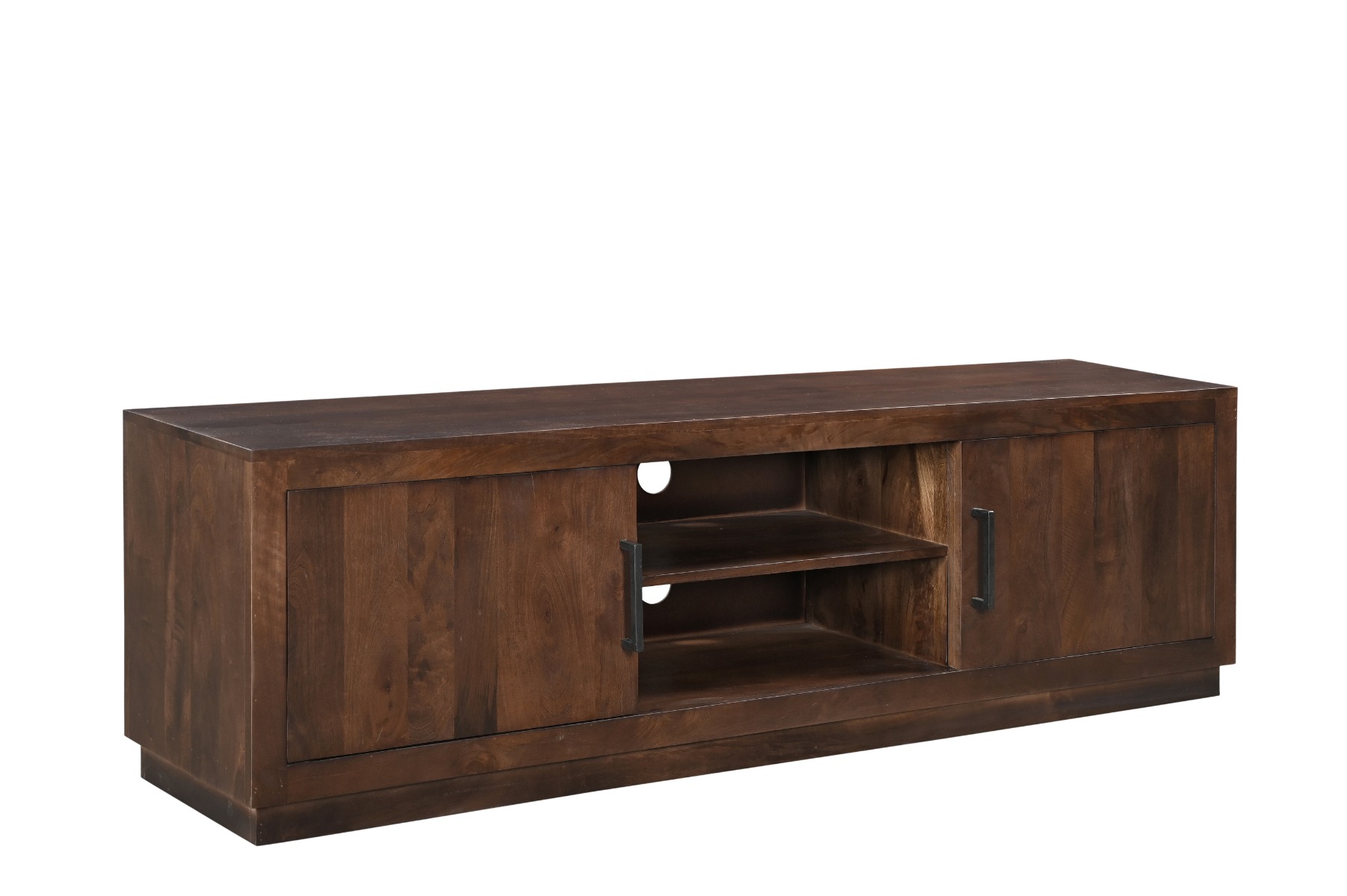 TV Möbel Jaxx B 150 cm Lowboard Mangoholz braun