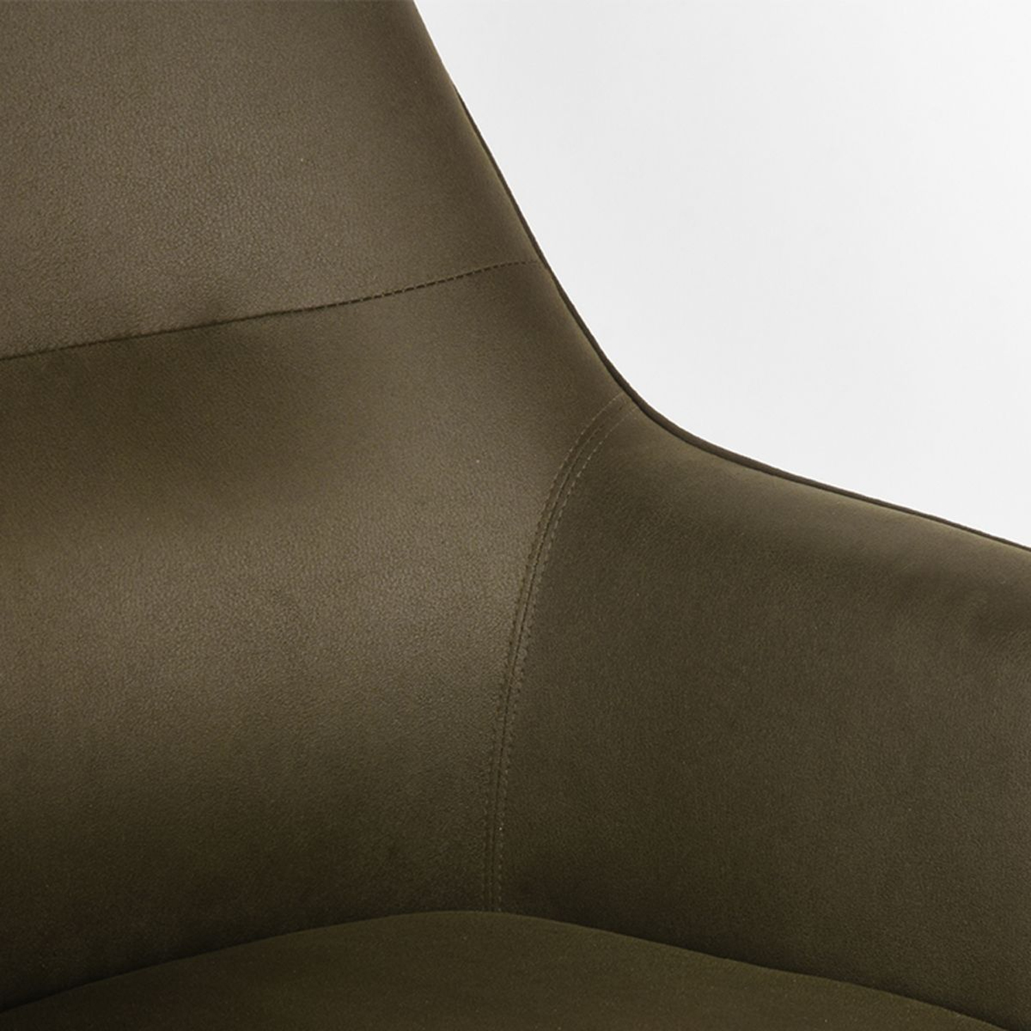 Drehsessel Nico Microfaser armygrün Lounge Sessel drehbar