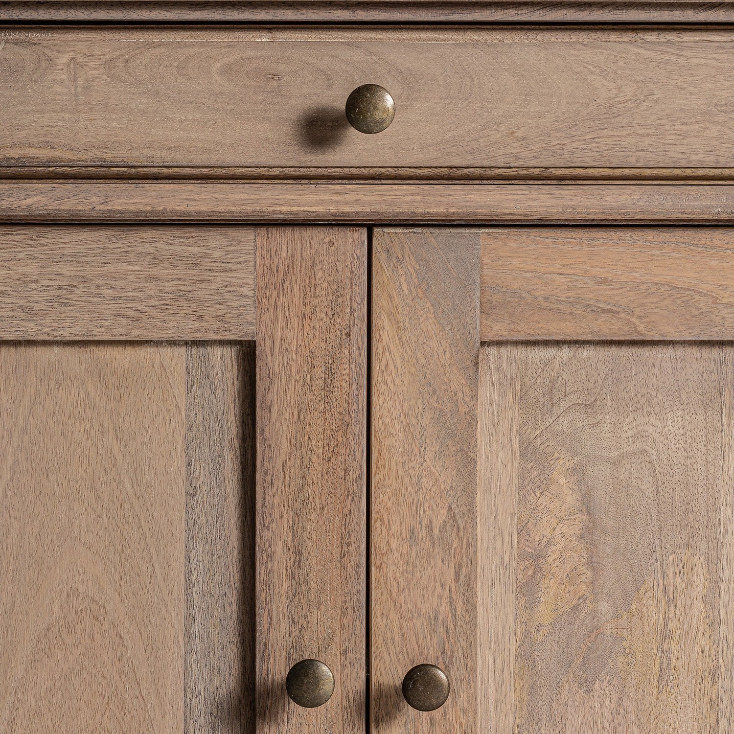 Bücherregal MANDERN aus Mangholz massiv