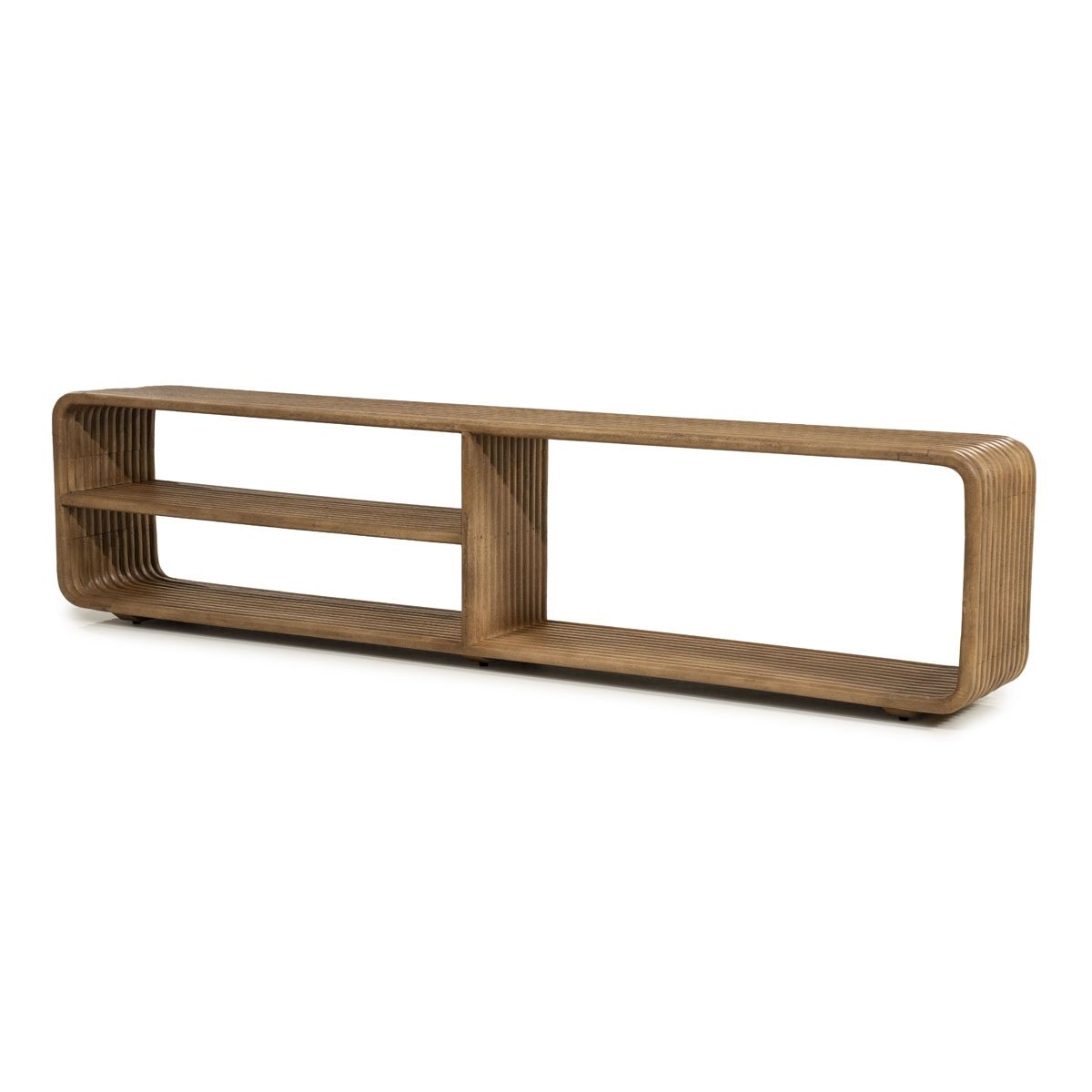 TV Möbel Lowboard Rigato B 200 cm Mango Massivholz braun