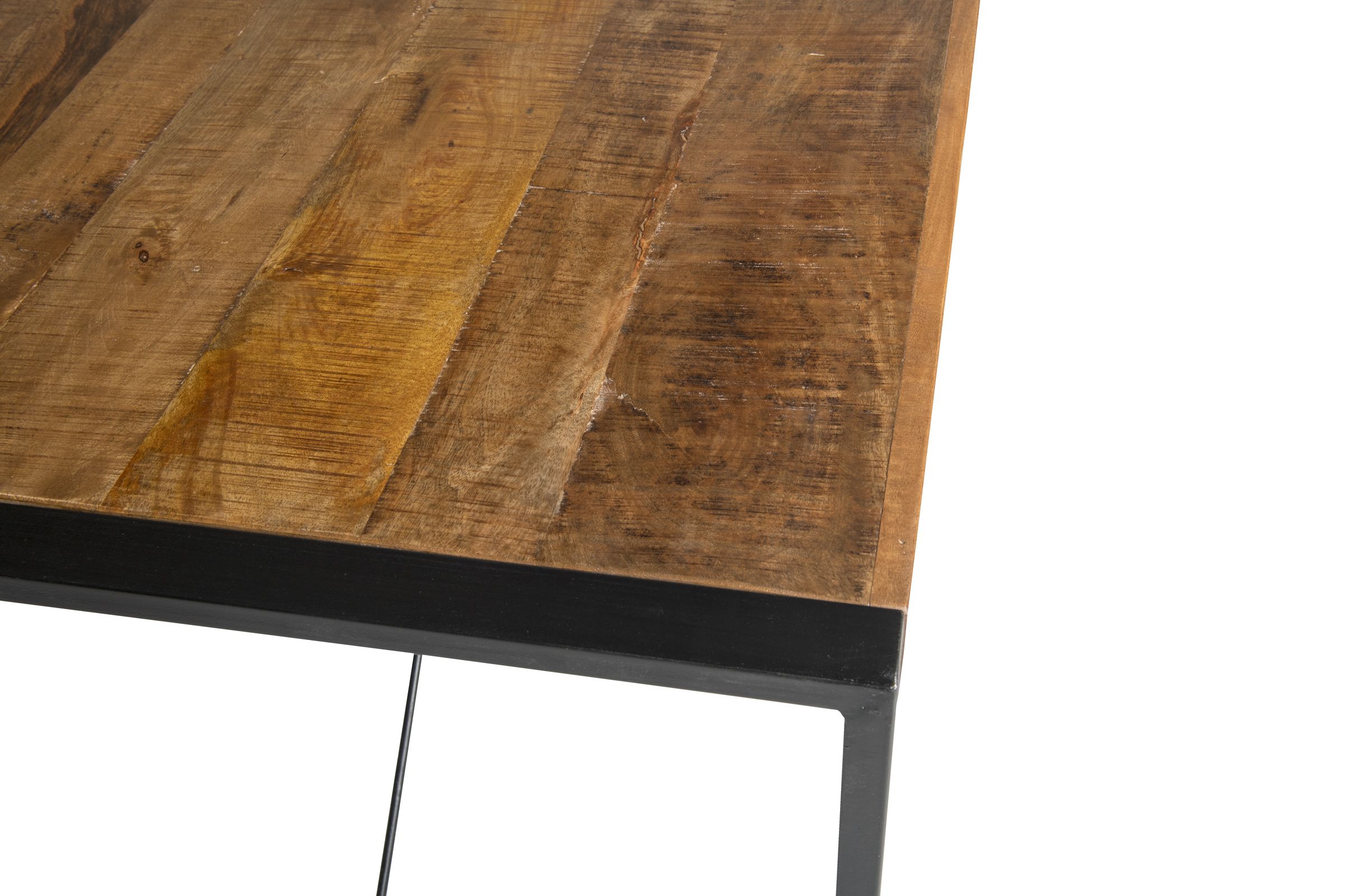 Esstisch Nairobi 180 x 90 cm Mango Holz Metall