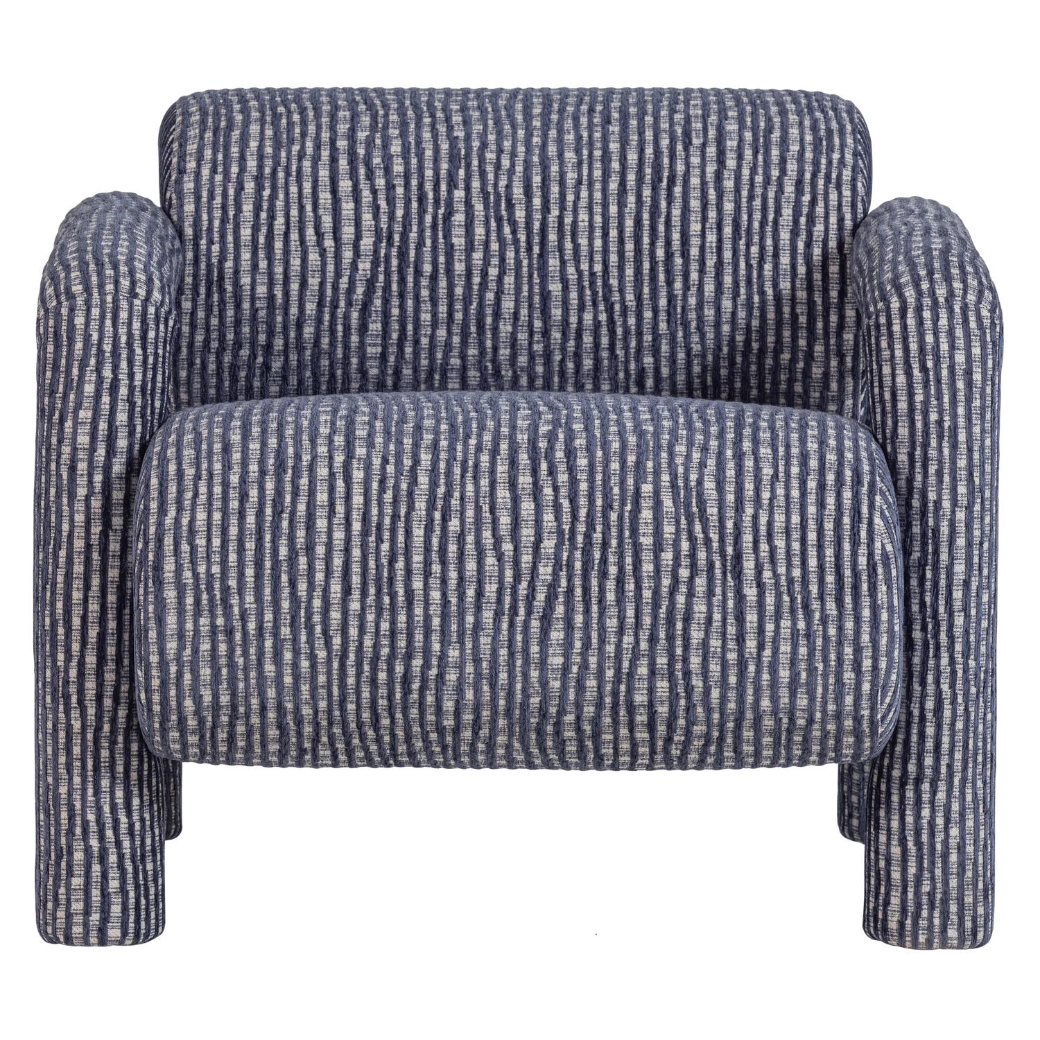 Loungesesel LENNY Sessel Musterstoff grau blau