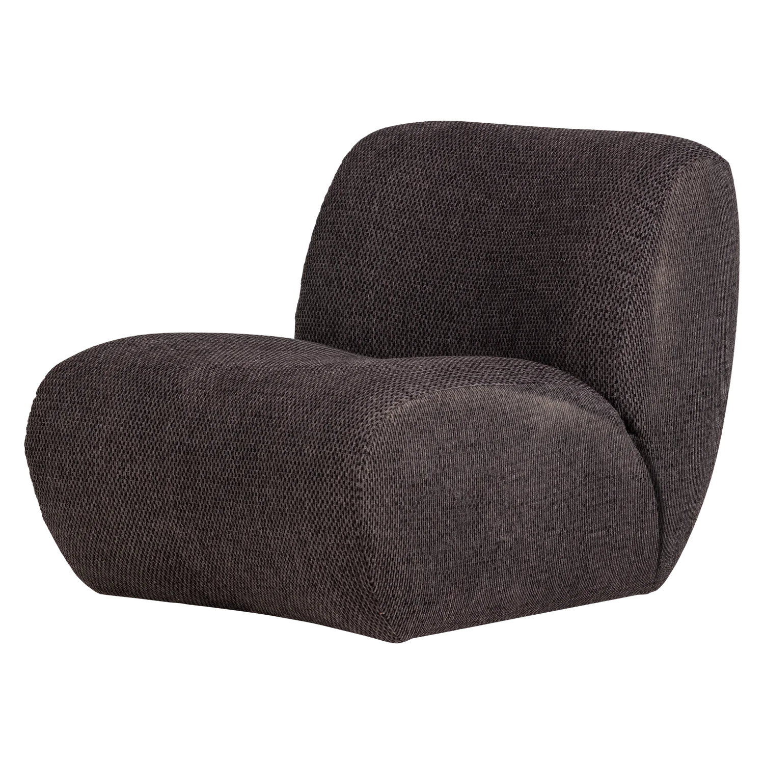 Lounge Sessel NOMU Chenille anthrazit