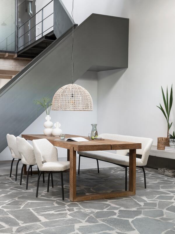 DTP Home Esstisch Icon 220 x 100 cm recyceltes Teakholz