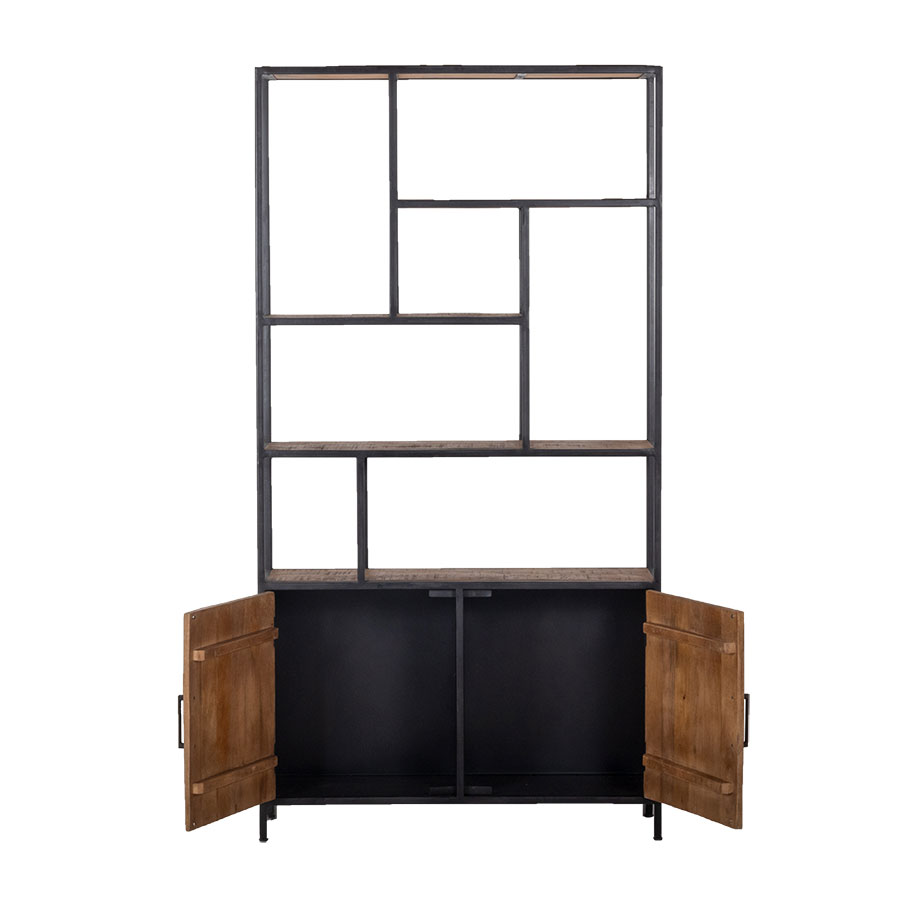 Industrie Regal Bücherregal Ruby B 110 cm Mango Holz