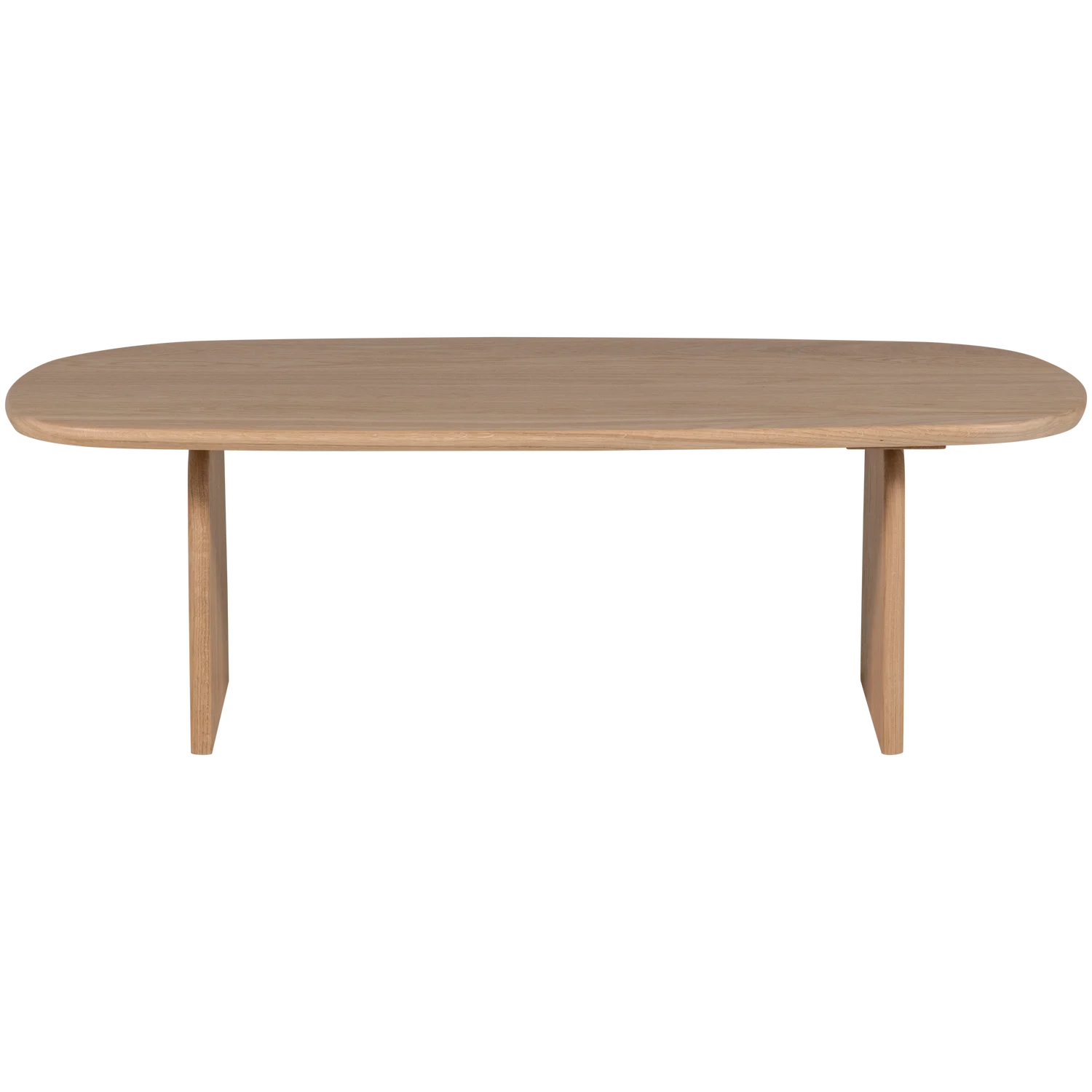 Couchtisch TABLO organisch 110 x 60 cm Eiche Massivholz Sofatisch