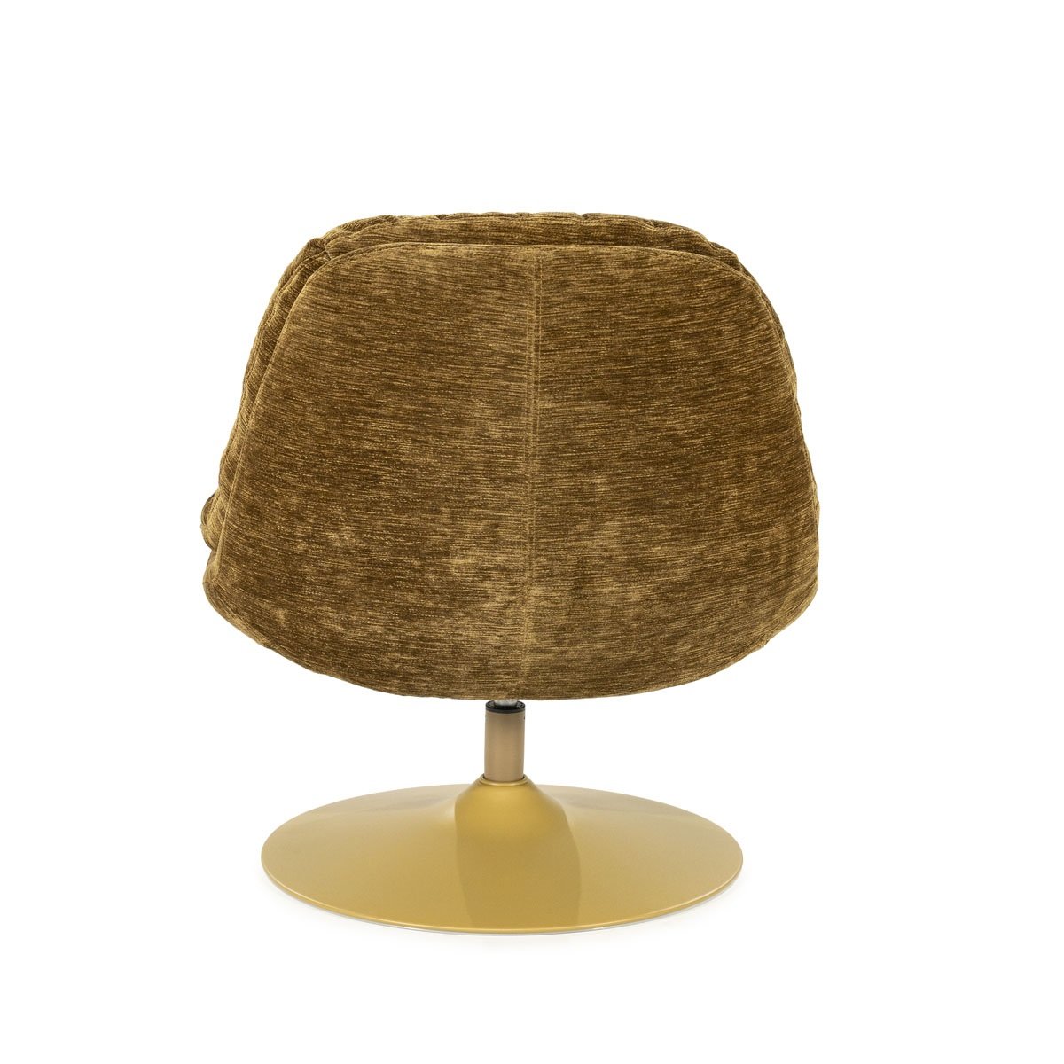 BY-BOO Drehsessel Sessel drehbar Tromba senffarben