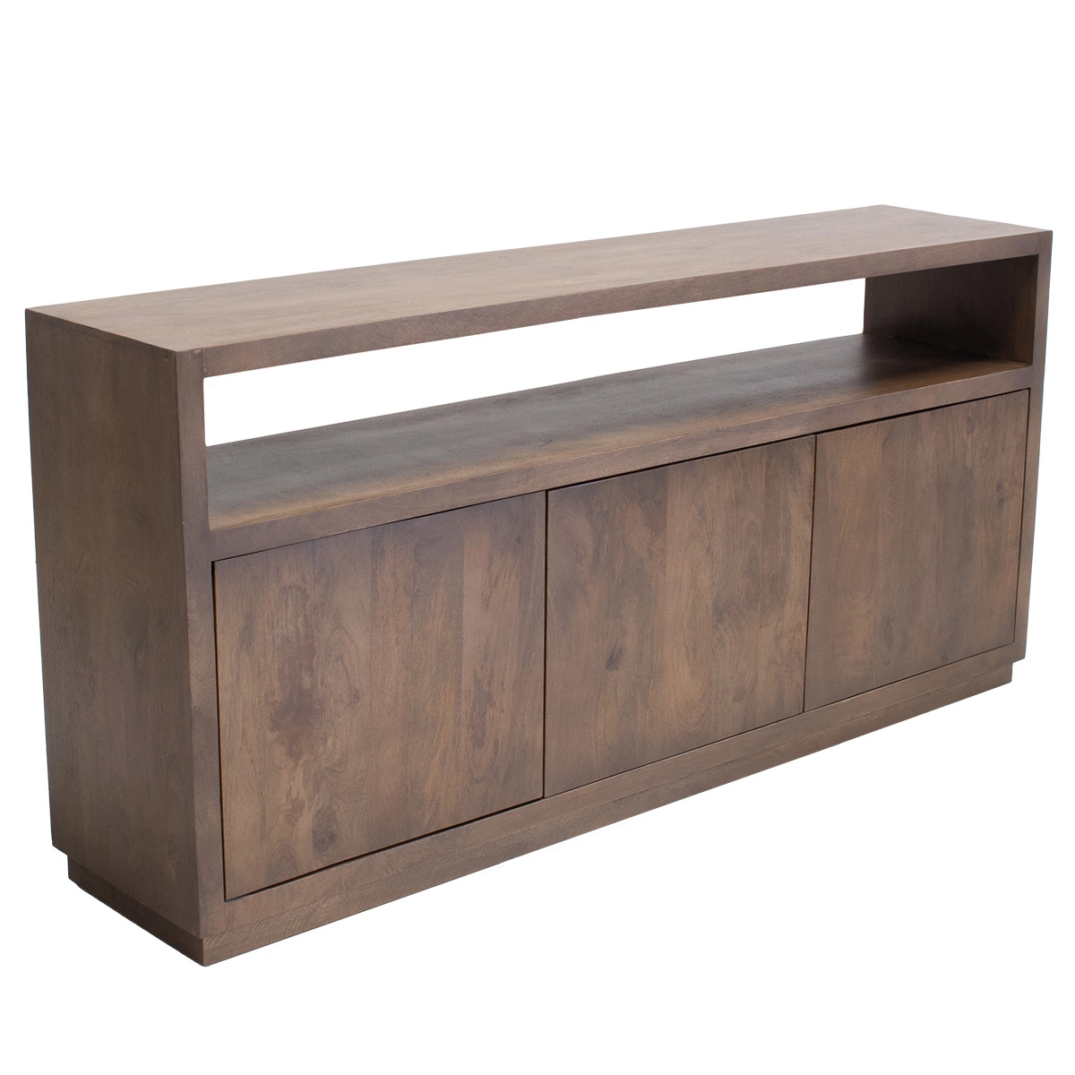 Sideboard Luxor 180 cm mit 3 Türen Kommode Mango Massivholz dunkelbraun