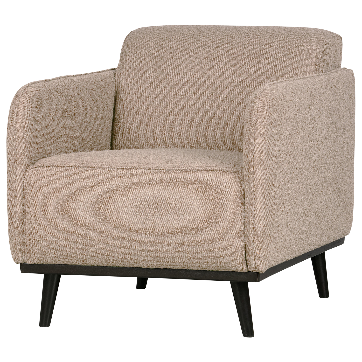 Armlehnsessel Statement Bouclé beige Sessel
