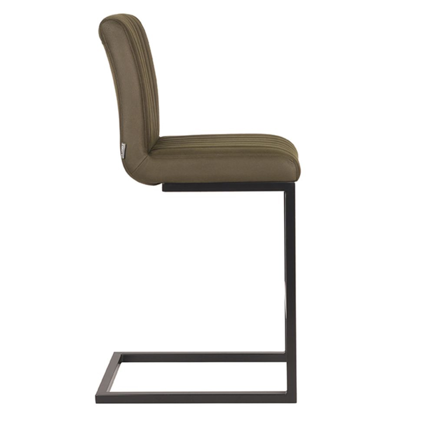 Barhocker HUGO Microfaser armygrün SH 66 cm
