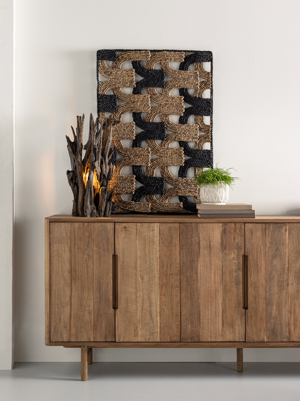 Sideboard Bliss 220 cm recyceltes Teakholz Kommode