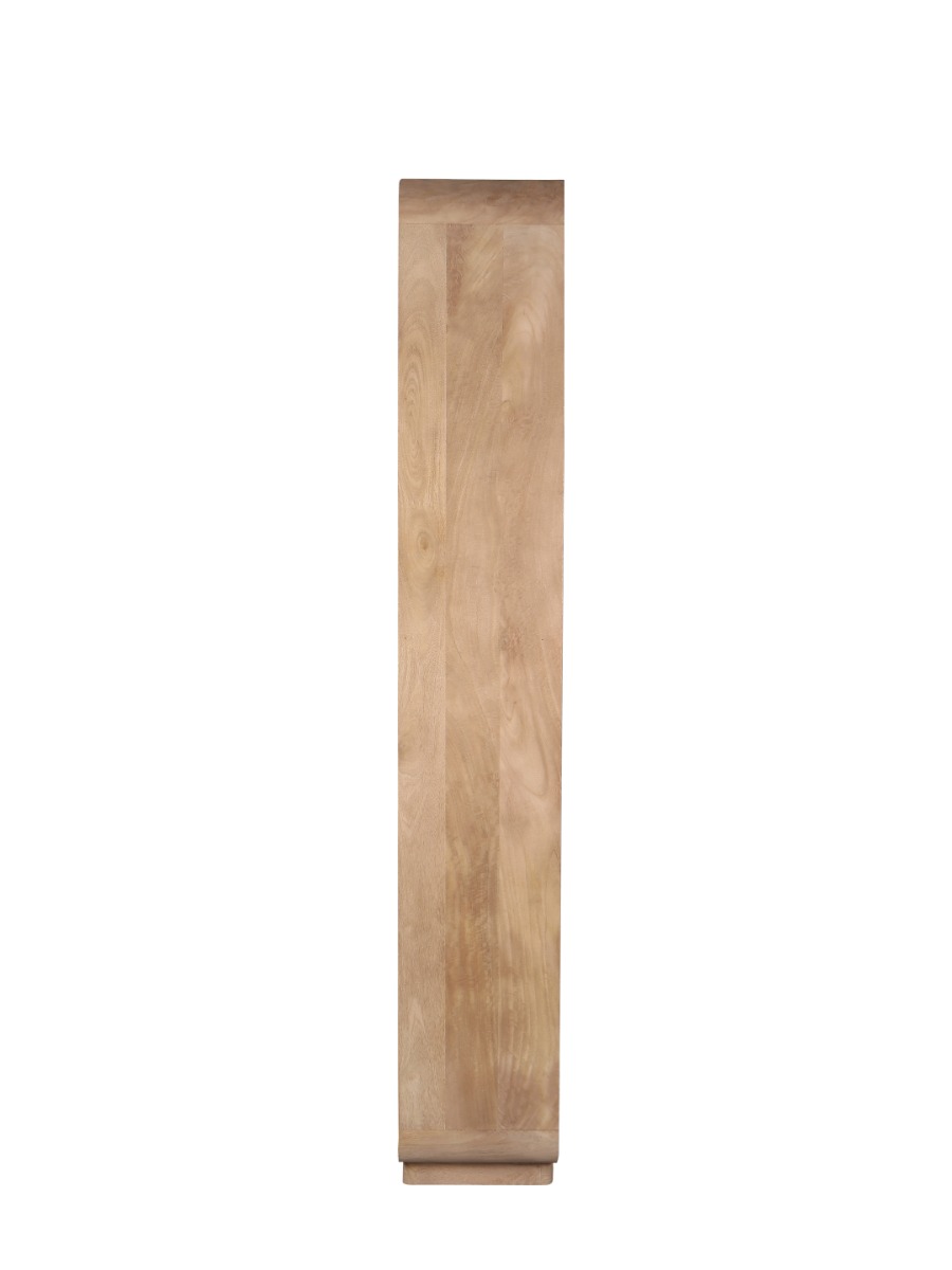 Schrank Regal Logan B 90 cm Mangoholz hellbraun