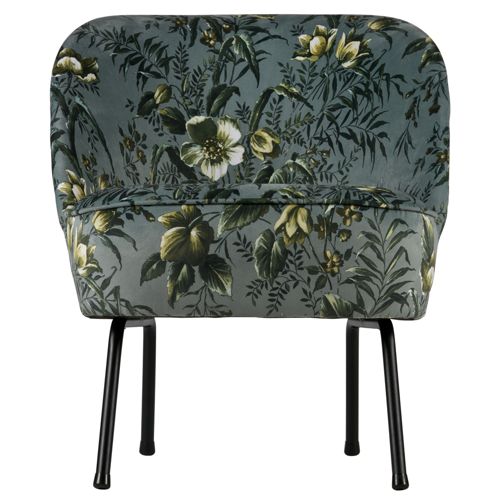 Sessel Polstersessel VOGUE Samt grau Loungesessel Clubsessel Chair Fernsehsessel