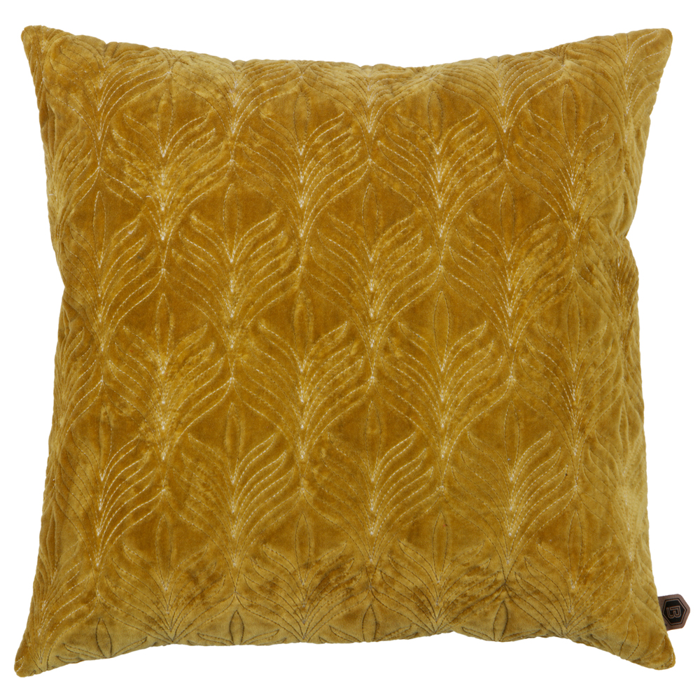 Kissen TWIG 50 x 50 cm Samt Baumwolle Dekokissen Dekokissen Sofakissen