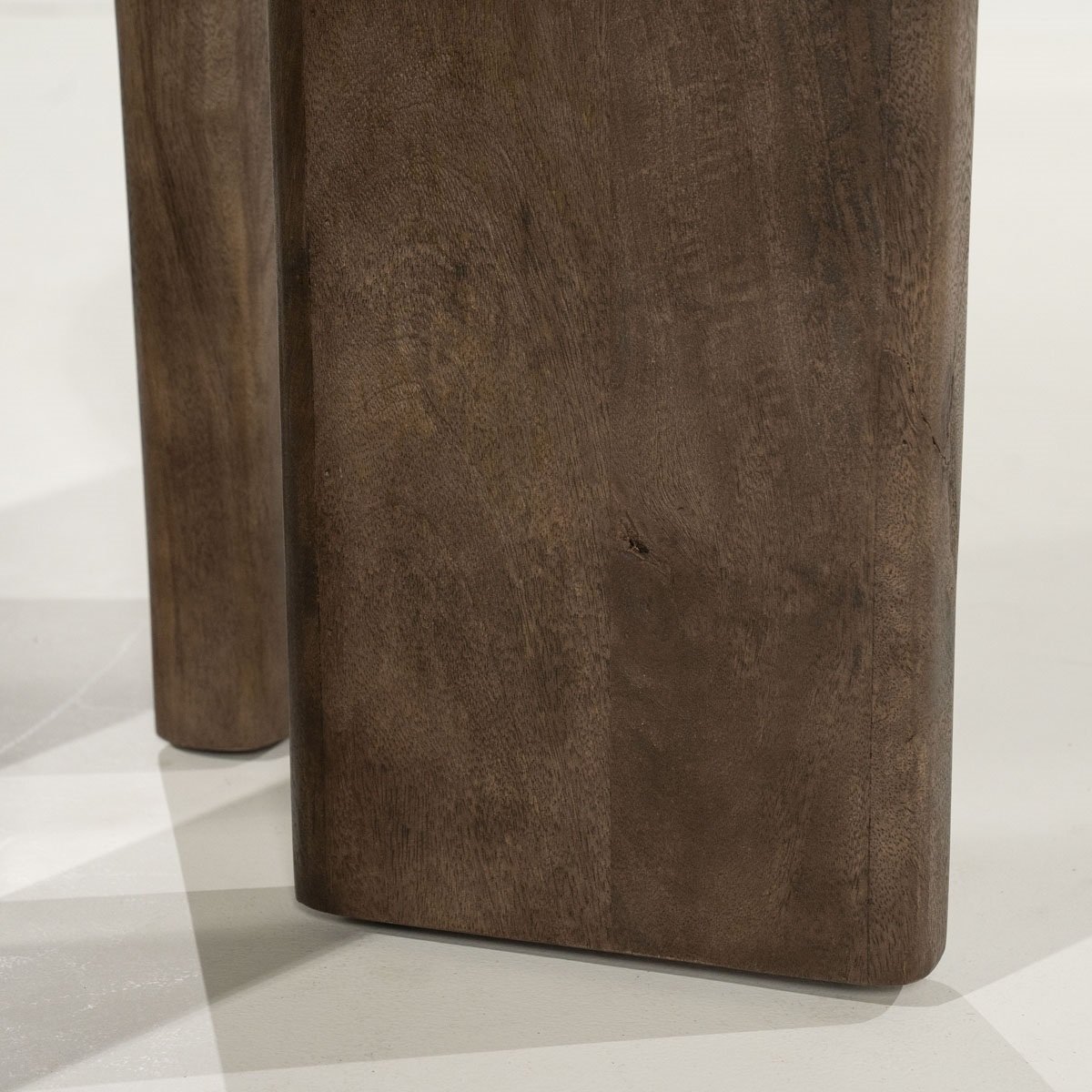 Esstisch Lando rund Ø 127 cm Mango Massivholz Marmor