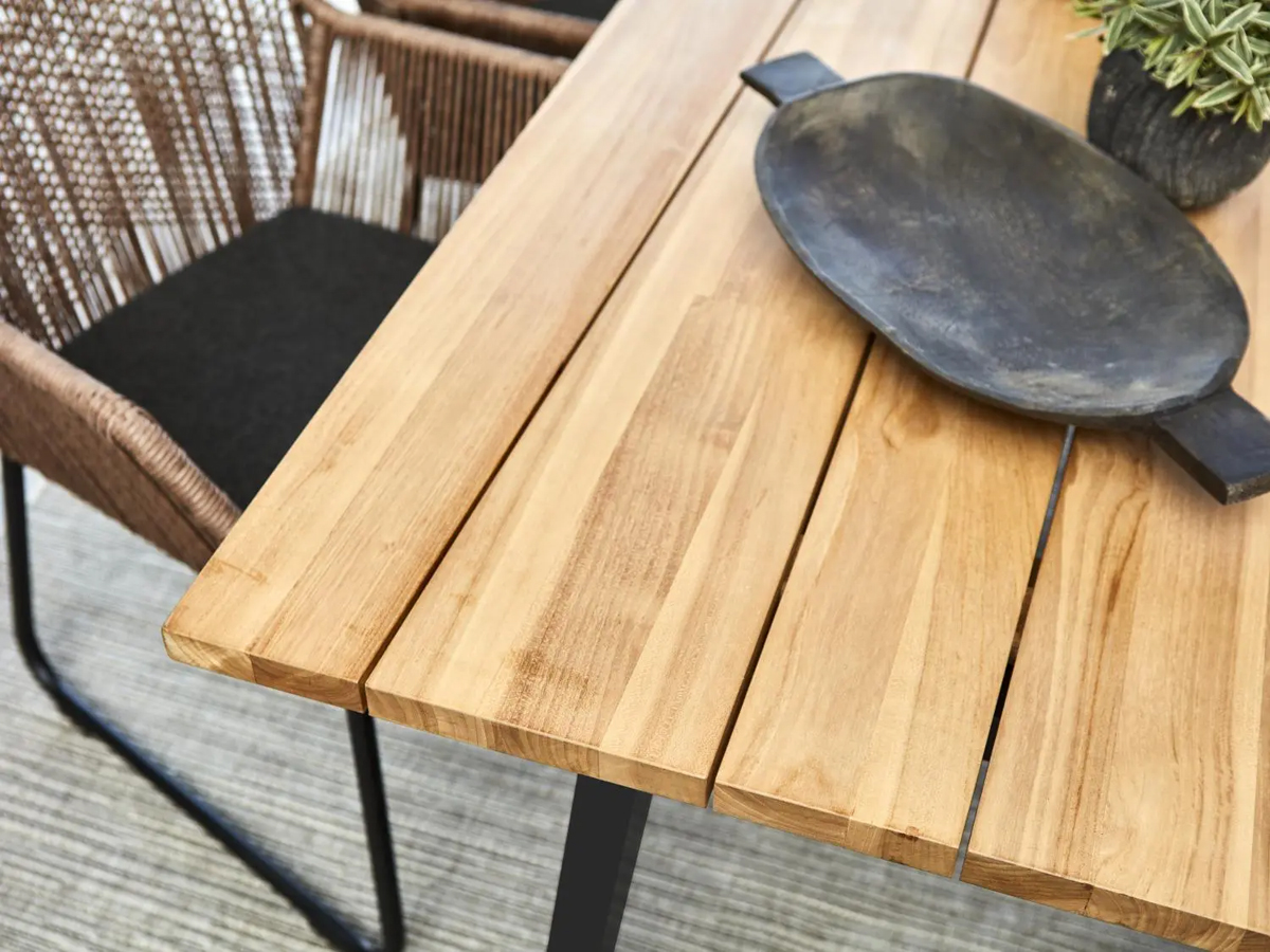 Gartentisch Teakholz 230 x 100 cm LAURION