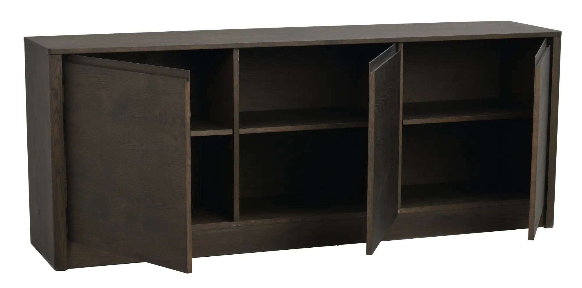 Sideboard Wilstone 180 cm mit 3 Türen Eiche braun Kommode