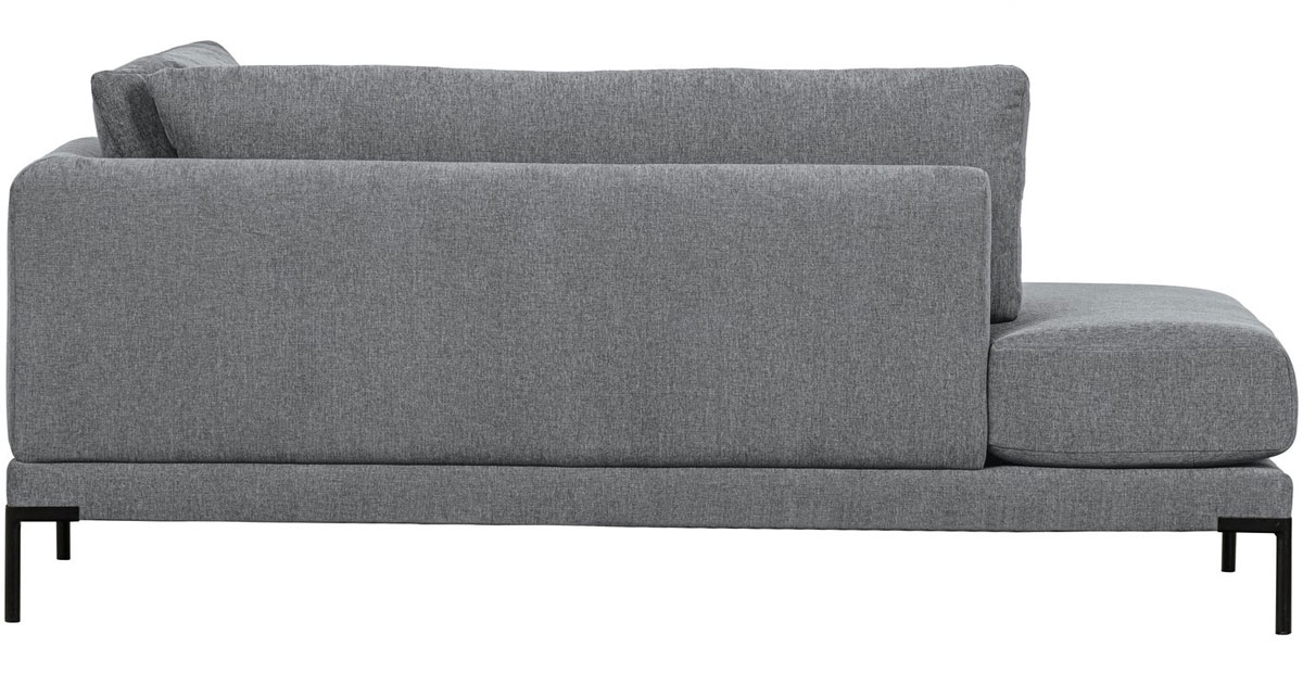 vtwonen Lounge Element Couple links Webstoff denim Melange Couch Sofa