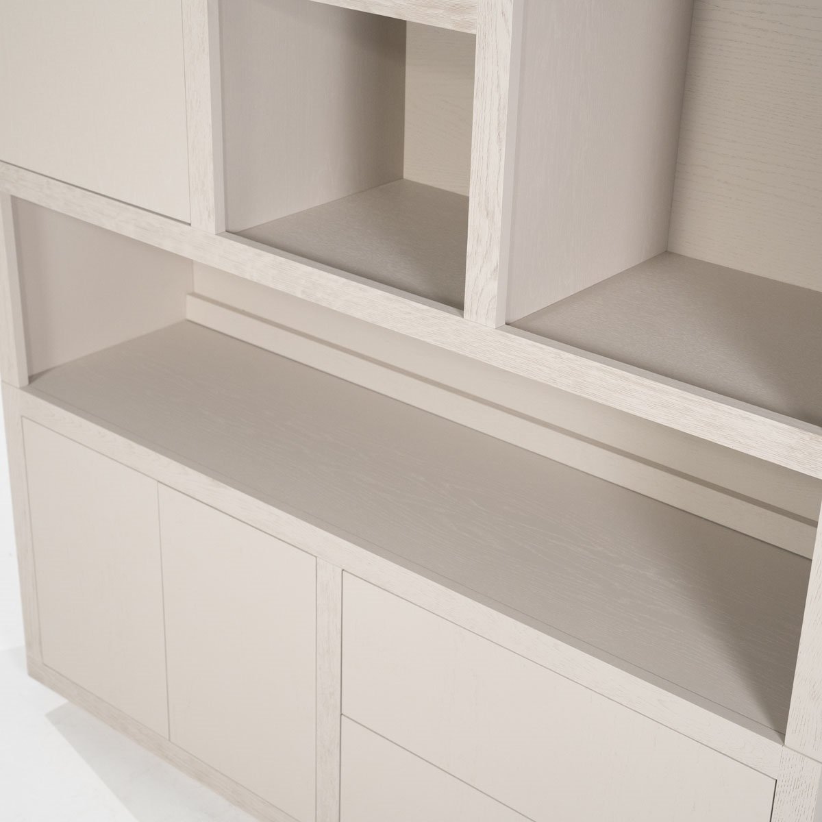 Bücherschrank Helsinki B 150 cm Eiche taupe