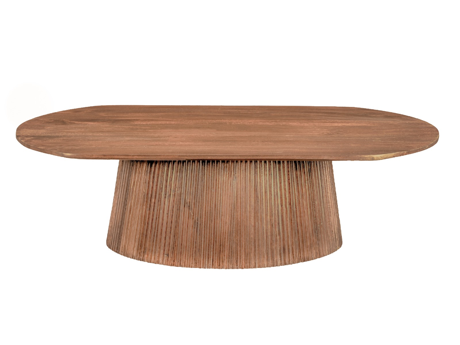 Couchtisch Salvator oval 120 x 70 cm Mangholz braun