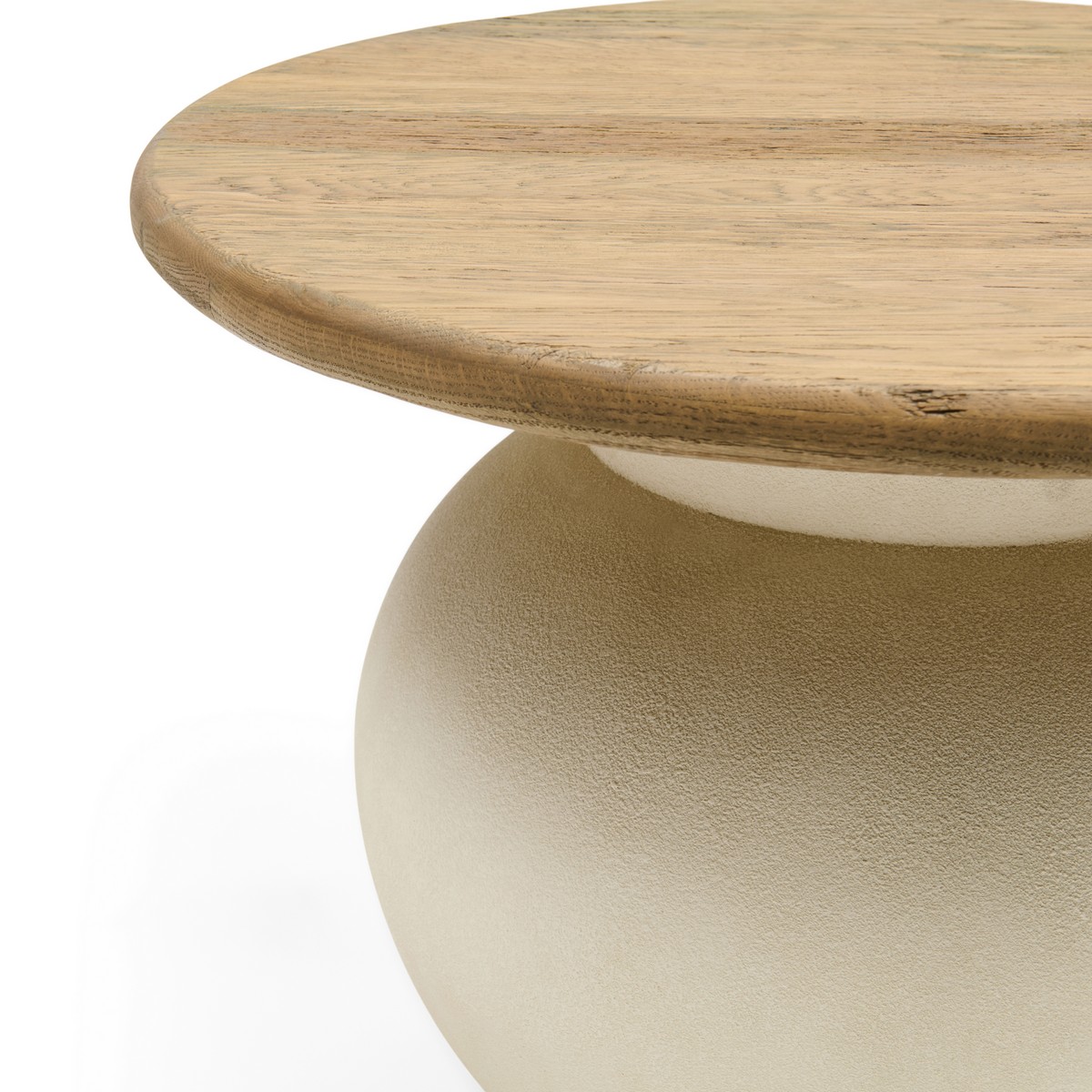 Rivièra Maison Cala Nova Couchtisch Ø 60 cm aus recyceltem Eichenholz