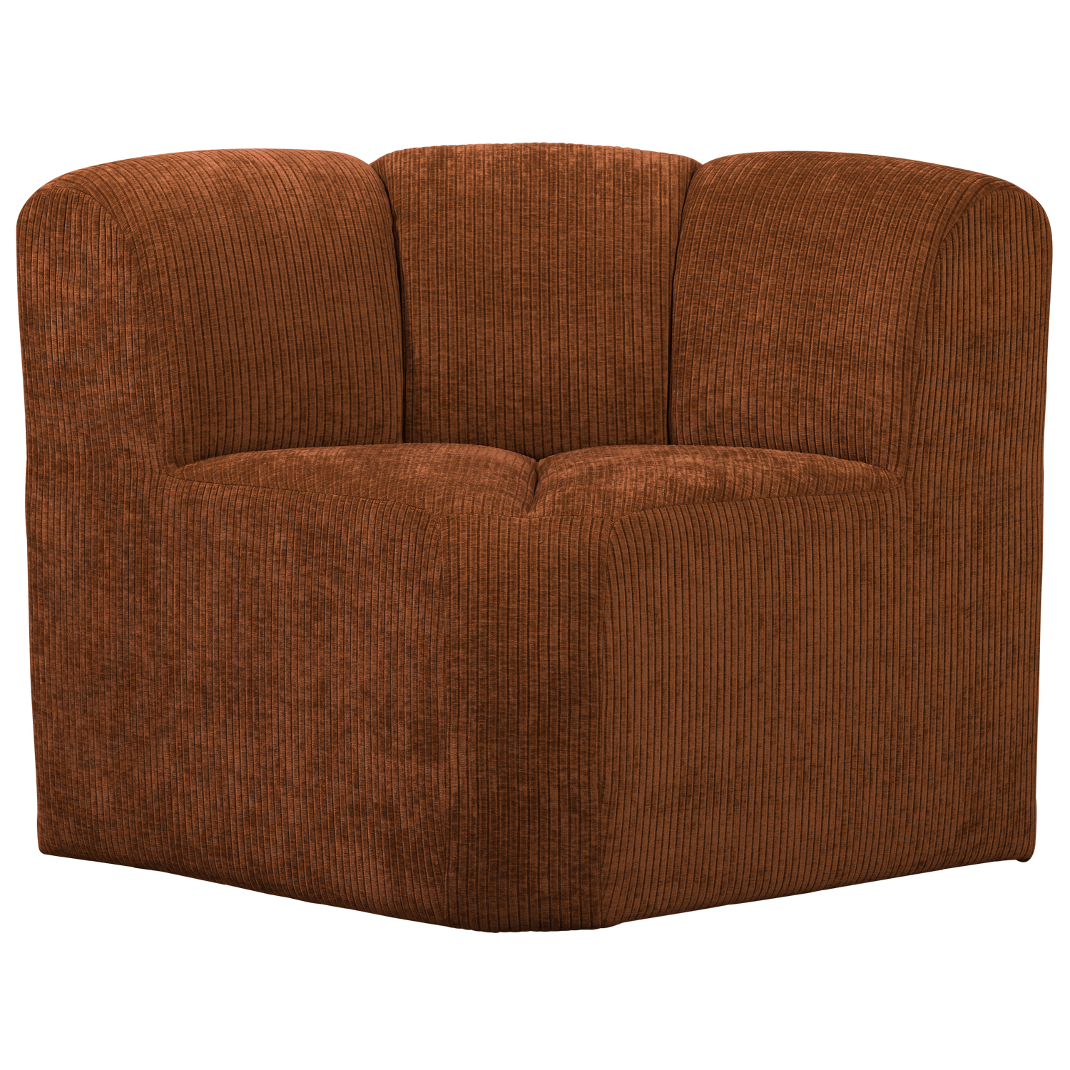 Esszimmerbank Eckbank MOJO Eck Element Cord Stoffbezug rostbraun