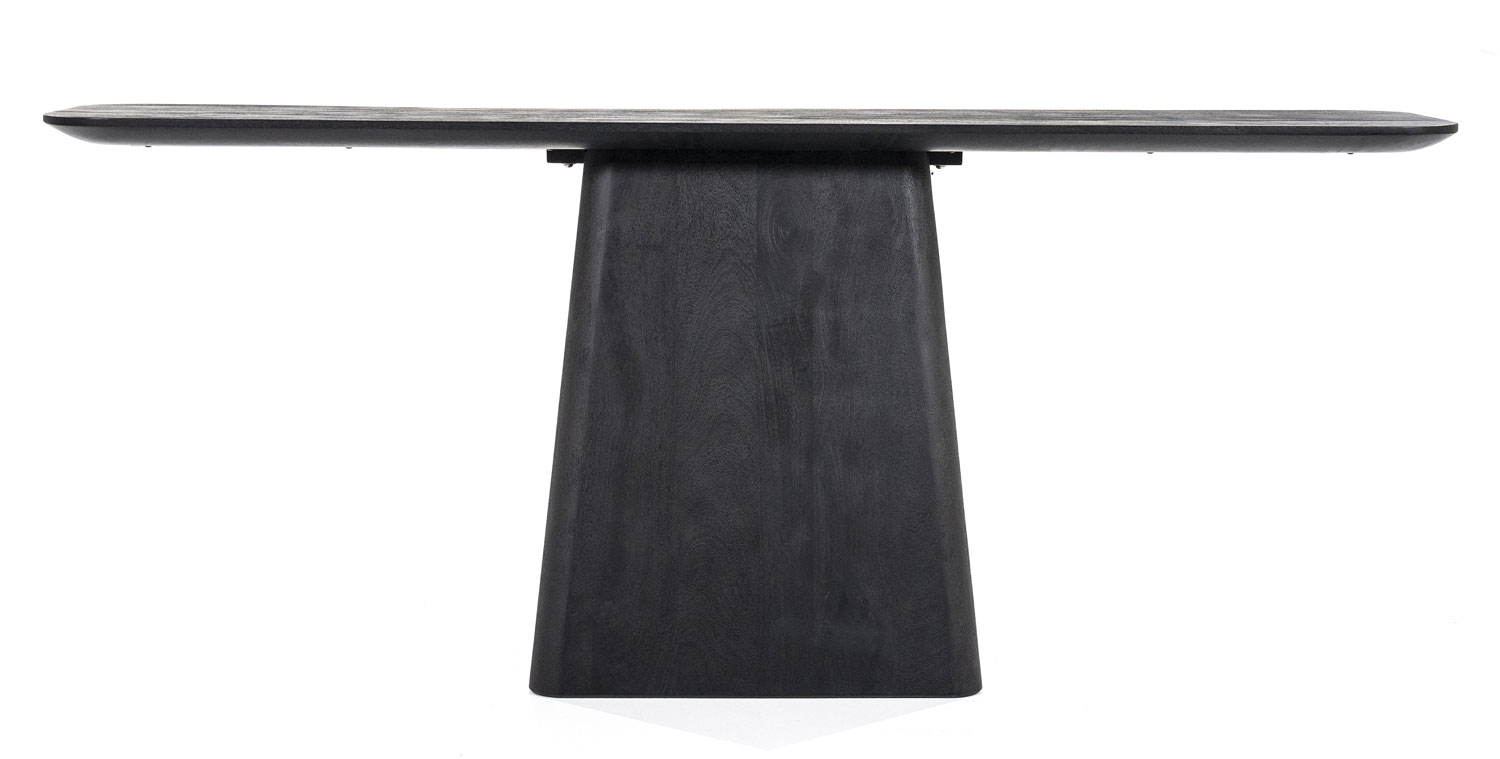 Konsolentisch Aron 180 x 40 cm Mango Holz schwarz
