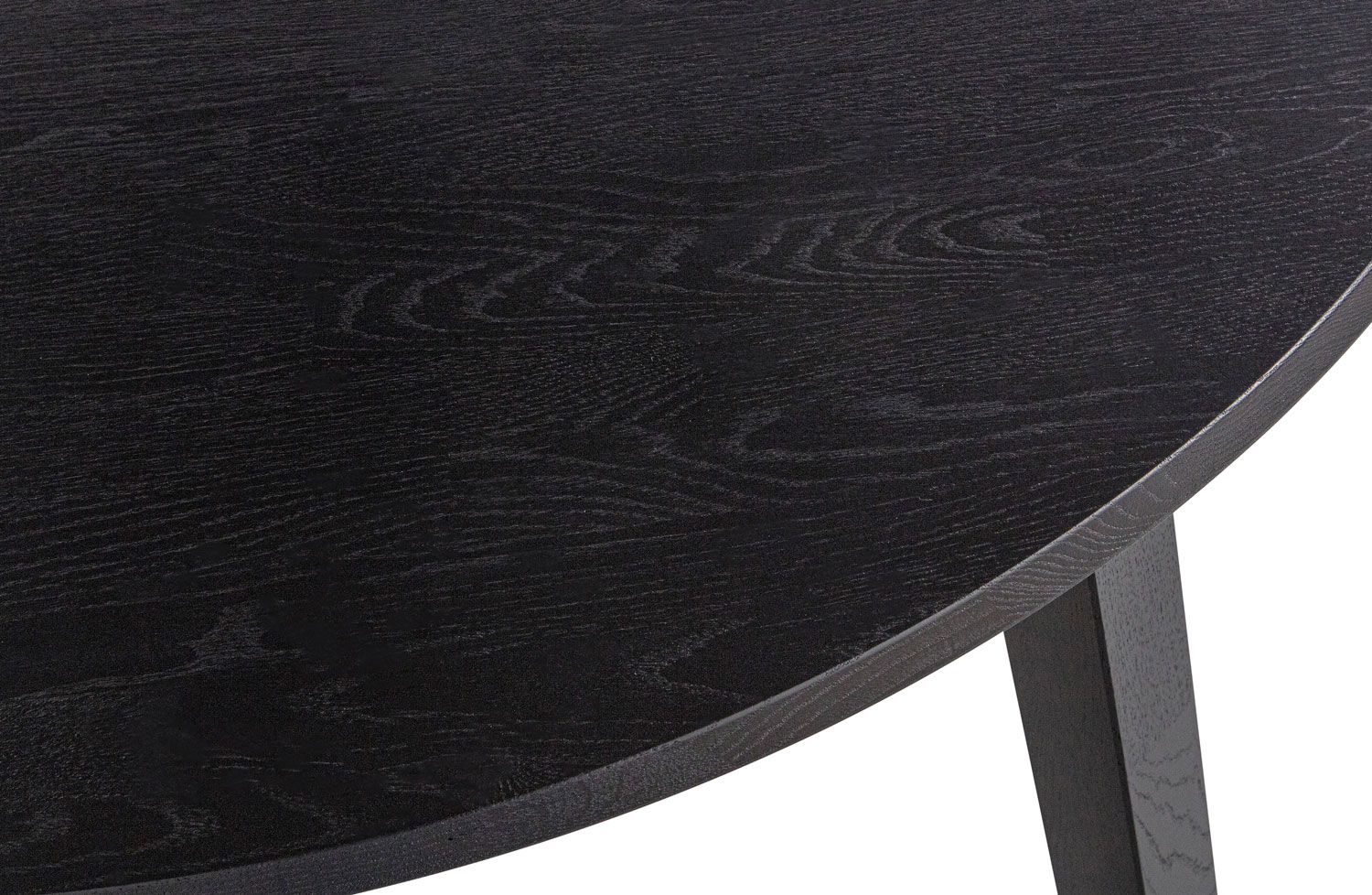 Esstisch Lange JAN 120 x 120-200 cm Eiche blacknight ausziehbar