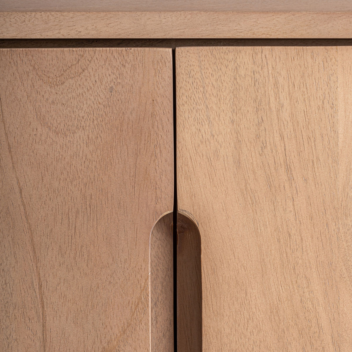 Sideboard BOCKSBERG 211 cm Mangoholz hellbraun Kommode