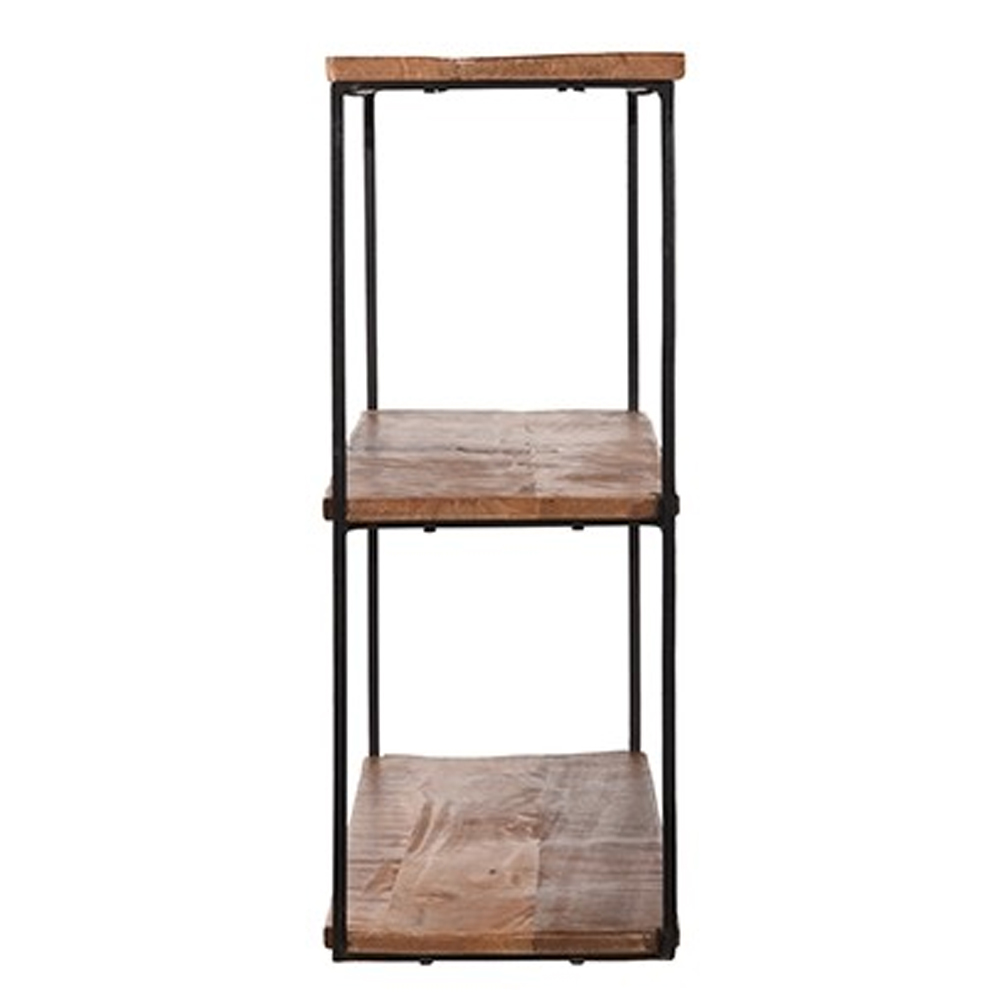 Industrie Regal Wandregal 80 x 50 cm Mango Holz