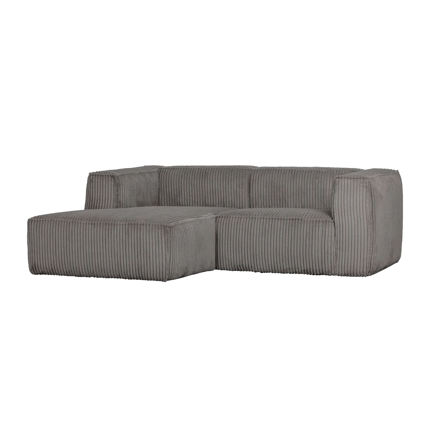 Ecksofa BEAN Ribcord terrazzo Longchair links