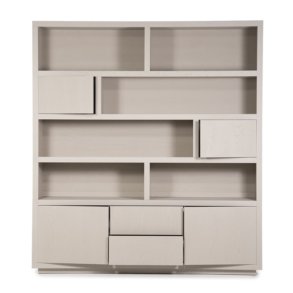 Schrank Bücherschrank Helsinki B 200 cm taupe Eiche